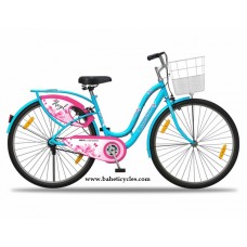 Blue lady shop bird cycle